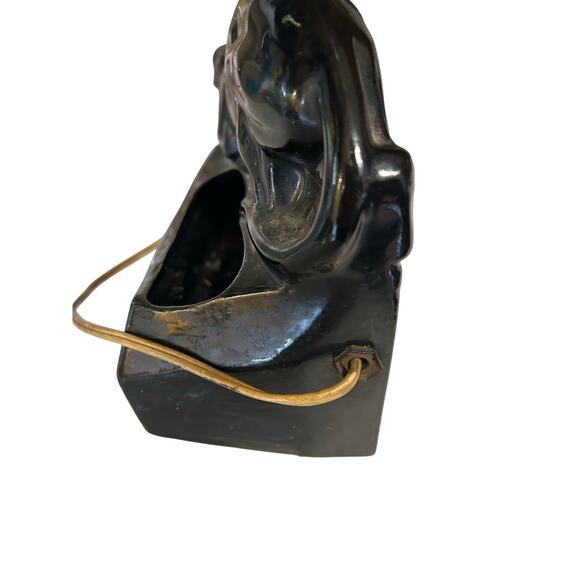 Vintage 1950's Crouching Black Panther Light 8" Long‎ x 7" tall - Picture 4 of 9